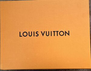 Louis Vuitton Orange Rigid Large Shoe Box Drawer Packaging Card Set Logo